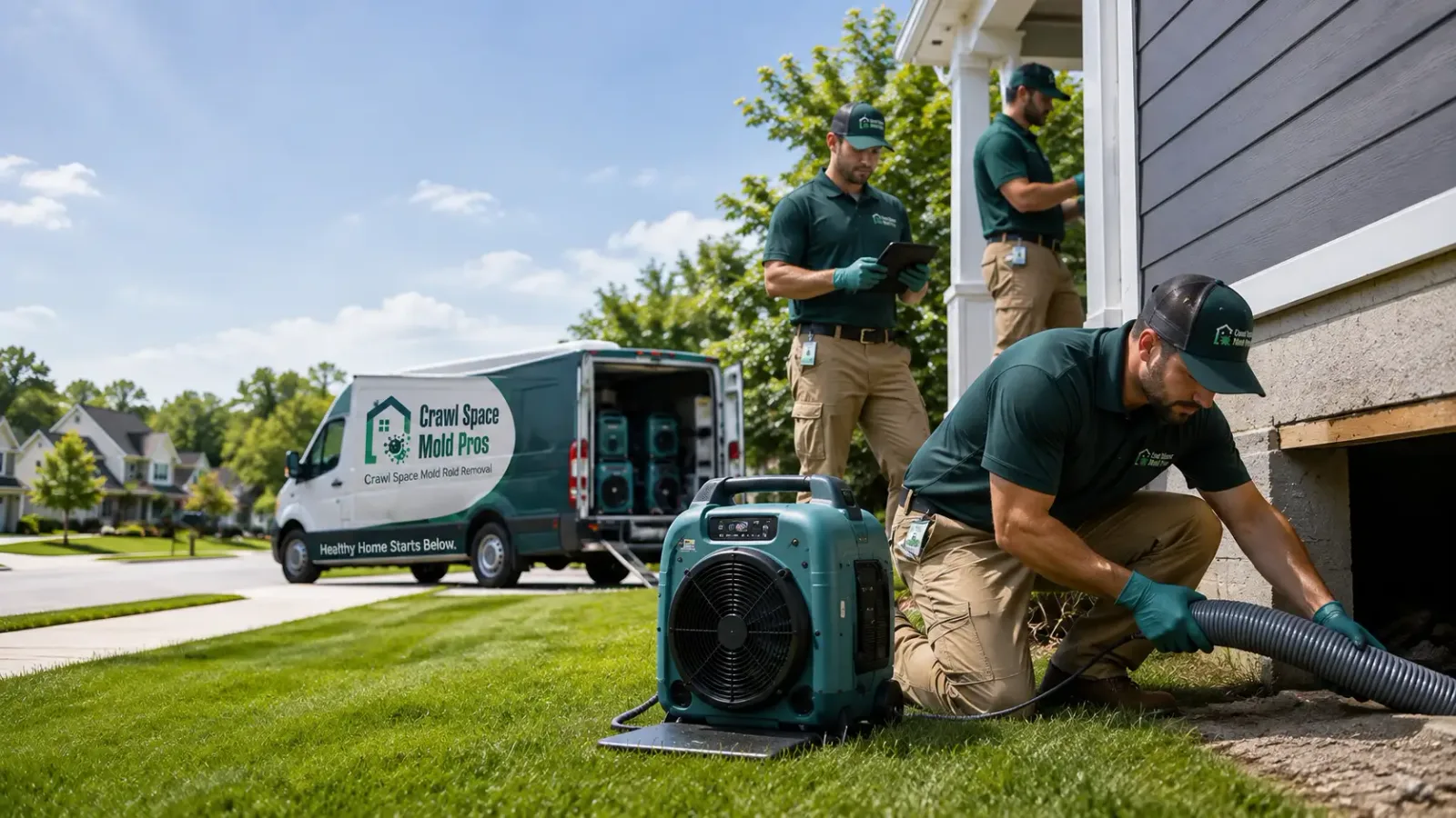 Crawl Space Mold Removal in Fairfield, IL